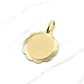 Colgante disco flor Oro 18k - Miniatura 2