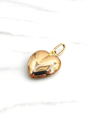 Colgante corazón 2.5 cm Oro 18k 