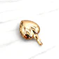 Colgante corazón 2.5 cm Oro 18k  - Miniatura 2