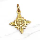 Colgante nudo de bruja Oro 18k - Miniatura 5