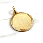 Colgante disco satinado mediano Oro 18k - Miniatura 1