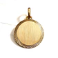 Colgante disco satinado mediano Oro 18k - Miniatura 2