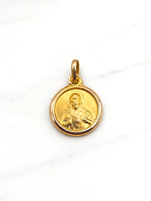 Colgante Sagrado corazón Oro 18k 