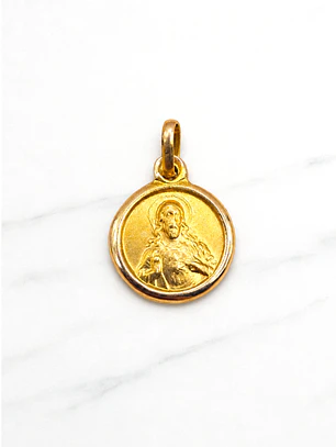 Colgante Sagrado corazón Oro 18k 