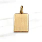 Colgante placa tallada bordes Oro 18k - Miniatura 3