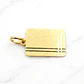 Colgante placa tallada Oro 18k - Miniatura 2