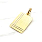 Colgante placa tallada Oro 18k - Miniatura 1
