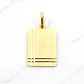 Colgante placa tallada Oro 18k - Miniatura 4