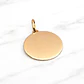 Colgante disco Oro 18k - Miniatura 1