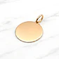Colgante disco Oro 18k - Miniatura 2