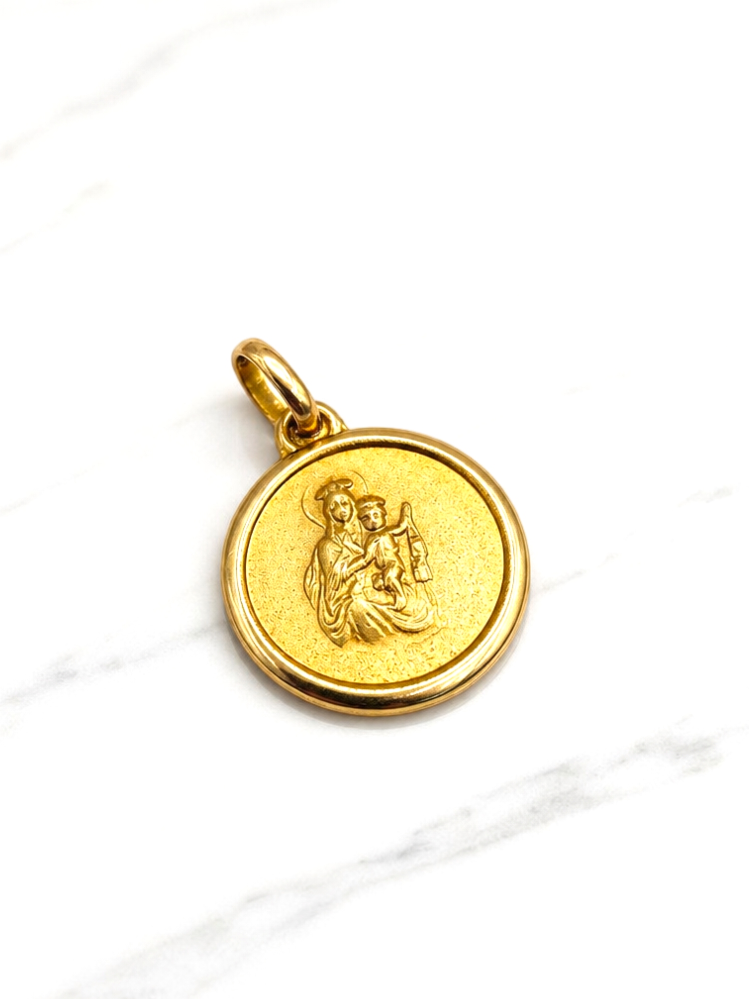 Colgante Virgen del Carmen 1.7 cm Oro 18k 2