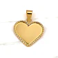 Colgante corazón nudo mediano Oro 18k - Miniatura 2