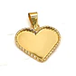 Colgante corazón nudo mediano Oro 18k - Miniatura 1