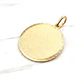 Colgante disco satinado Oro 18k - Miniatura 4