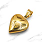 Colgante corazón inflado grande oro 18k - Miniatura 1