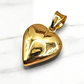 Colgante corazón inflado grande oro 18k - Miniatura 5