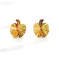 Aros manzana tallada Oro 18k - Miniatura 2