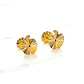 Aros manzana tallada Oro 18k - Miniatura 3