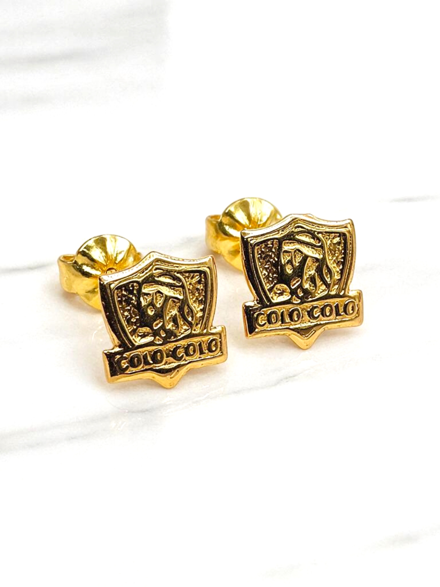 Aros colo colo Oro 18k 1