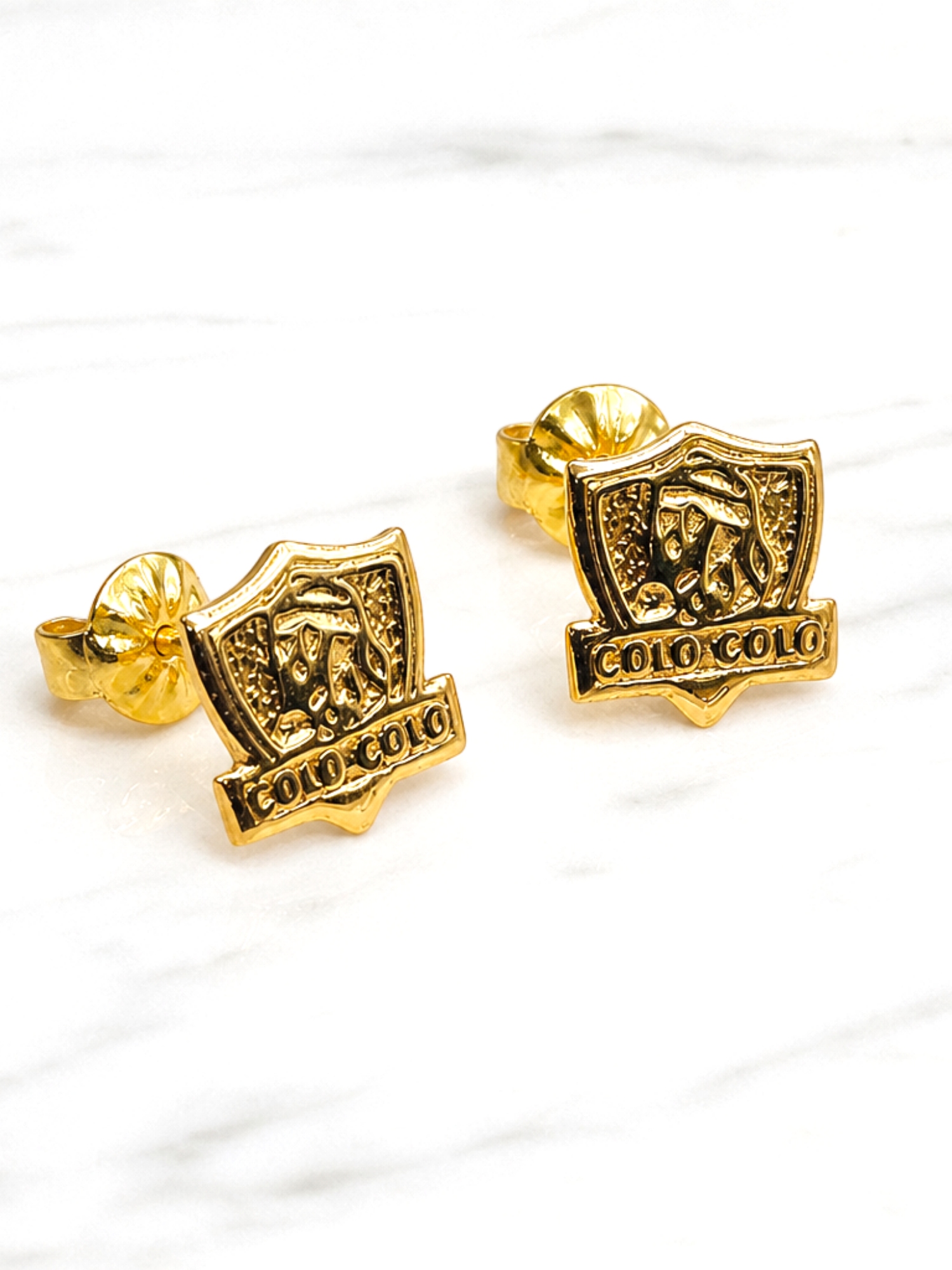 Aros colo colo Oro 18k 4