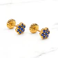 Aros rosa zafiro Oro 18k - Miniatura 2