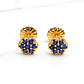 Aros rosa zafiro Oro 18k - Miniatura 3