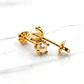 Aros perla cultivada pistilo bebé  Oro 18k - Miniatura 2
