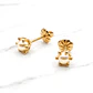 Aros perla cultivada pistilo bebé  Oro 18k - Miniatura 5