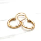 Aros argolla con gancho número  1 Oro 18k - Miniatura 2