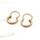 Aros argolla con gancho número  1 Oro 18k - Miniatura 3