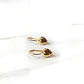 Aros corazón colgante con gancho Oro 18k - Miniatura 3