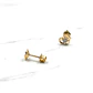 Aros corazón con circón estándar Oro 18k - Miniatura 4