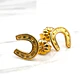 Aros herradura Oro 18k - Miniatura 1
