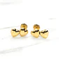 Aros 2 corazones medianos Oro 18k - Miniatura 1