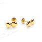 Aros 2 corazones medianos Oro 18k - Miniatura 2