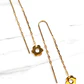 Aros cadena con flores Oro 18k - Miniatura 1