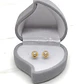 Aros plato perla cultivada medianos Oro 18k - Miniatura 1