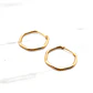Aros argollas hexagonal Oro 18k - Miniatura 1