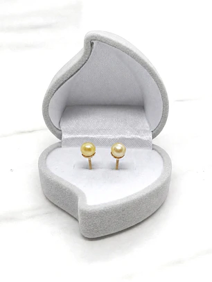 Aros perla cultivada medianos Oro 18k