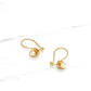 Aros colgante gancho perla cultivada Oro 18k - Miniatura 1