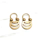 Aros argolla etnicos Oro 18k  - Miniatura 1