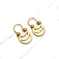 Aros argolla etnicos Oro 18k  - Miniatura 2