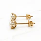 Aros pistilo perla cultivada medianos Oro 18k - Miniatura 3