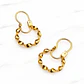 Aros argolla enroscada Oro 18k - Miniatura 1