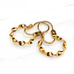 Aros argolla enroscada Oro 18k - Miniatura 5