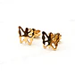 Aros mariposa grandes Oro 18k - Miniatura 1