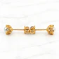 Aros perla cultivada cuello de payaso medianos Oro 18k - Miniatura 4