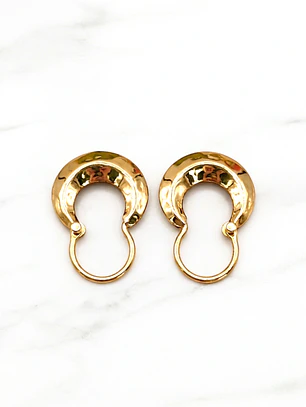 Aros bote argentino Oro 18k