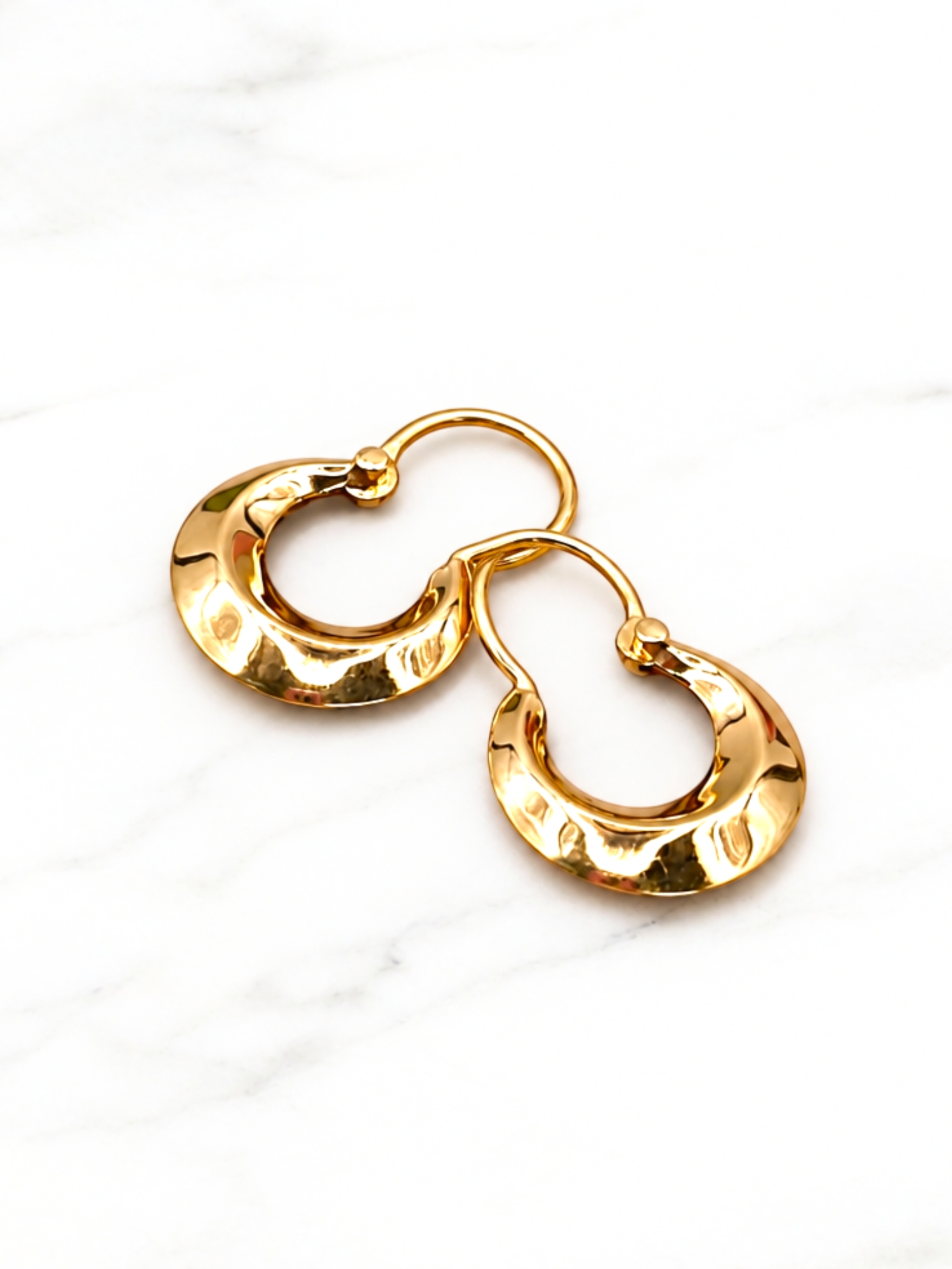 Aros bote argentino Oro 18k 3
