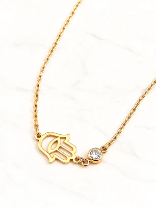 Pulsera mano de fátima Oro 18k 